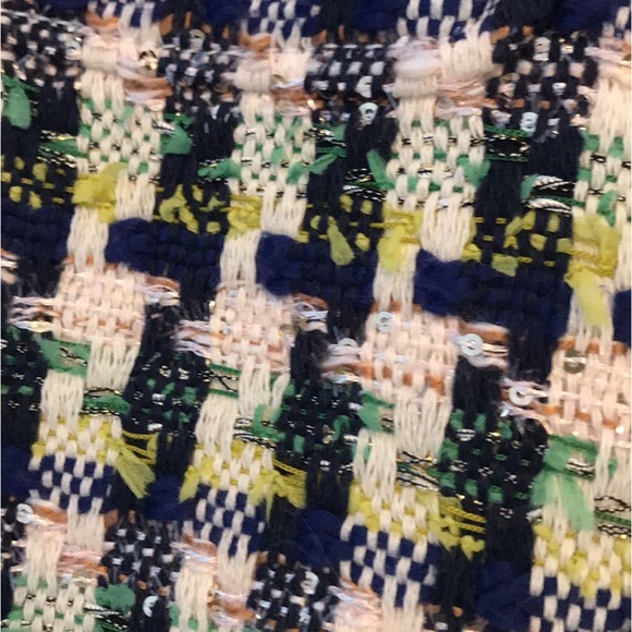 Kate Spade Juniper Pop Tweed Topper Jacket Blazer Size 10 - Picture 8 of 16